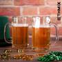 Imagem de ETHMIX Conjunto de Canecas de Chopp, Cerveja, 400ml, Vidro Resistente, 2 Peças