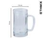 Imagem de ETHMIX Conjunto de Canecas de Chopp, Cerveja, 400ml, Vidro Resistente, 2 Peças