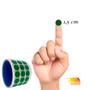 Imagem de Etiqueta Adesiva Autocolante Colorida 15x15mm ideal para organização de produtos - 1000 etiquetas
