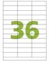 Imagem de Etiqueta Colacril A4336 (70x23,4 mm) Caixa Com 100 Fls