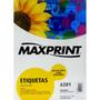 Imagem de Etiqueta laser/ink-jet 6281 25,4x101,6mm pacote com 25 folhas com 20 etiquetas por folhas - maxprint