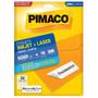 Imagem de Etiqueta Pimaco Carta Inkjet + Laser 25,4x66,7mm 10 Folhas 6080