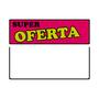 Imagem de Etiqueta Super Oferta Reutilizável em PVC 21,0 x 15,5cm Pacote c/ 10 - Rosa