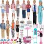 Imagem de EuTengHao 90Pcs Boneca Roupas e Acessórios para 11,5'' Girl Doll e 12'' Boy Doll Doctor Nurse Playset inclui 25 roupas amantes roupa roupa 28 sapatos sorvete caminhão equipamento médico para bonecas de 12 polegadas