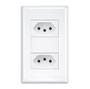 Imagem de EVIDENCE Interruptor Tomada Dupla 20A com Placa - FAME (2916)