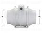 Imagem de Exaustor Axial Ventilador In-Line Turbo 150mm Residencial Industrial 65w Branco Ventisol 