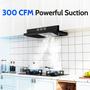 Imagem de Exaustor FIREGAS Preto 60cm - 300m³/h - Com e Sem Duto