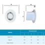 Imagem de Exaustor para Banheiro Mega 10 Bivolt Sicflux