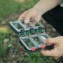 Imagem de Expansível Pesca Tackle Box com função magnética, pesca Hardware Toolbox, acessórios luminosos