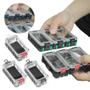 Imagem de Expansível Pesca Tackle Box com função magnética, pesca Hardware Toolbox, acessórios luminosos