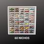 Imagem de Expositor 60 Nichos - Compatível com Hot Wheels cod 13001