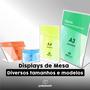 Imagem de Expositor Display A4 Vertical de Mesa Balcão Escritório Formato L
