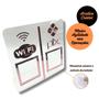Imagem de Expositor DUPLO WI-FI - PIX  - Cristal com Rose
