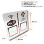 Imagem de Expositor DUPLO WI-FI - PIX  - Cristal com Rose