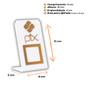 Imagem de Expositor QR CODE PIX - Branco com Bronze