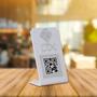 Imagem de Expositor QR CODE PIX - Branco com Prata