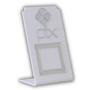 Imagem de Expositor QR CODE PIX - Branco com Prata