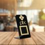 Imagem de Expositor QR CODE PIX - Preto com Dourado