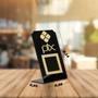 Imagem de Expositor QR CODE PIX - Preto com Dourado