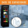 Imagem de Expositor Refrigerador Vertical VB28RH Geladeira All Black 324 Litros Metalfrio 110 V