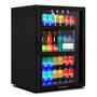 Imagem de Expositor Vertical Counter Top para Balcão Porta de Vidro 97 Litros Metalfrio VB11RB All Black 220V