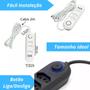 Imagem de Extensão 2 Em 1 De 3 Tomadas Tripolar Hub Com 3 Usbs 3.4 A