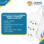 Imagem de Extensão 3 metros C/ 3 Conectores Tomada 10A 2P+T branca 1524000 FLP