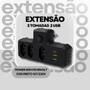 Imagem de Extensão 3 Tomadas Com 2 Usb Bivolt Sem Fio