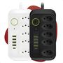 Imagem de Extensão 5 Tomadas E 4 Usb 1 Pd Led Bivolt Power 110v/220v