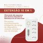 Imagem de Extensão 5 Tomadas E 4 Usb 1 Pd Led Bivolt Power 110v/220v
