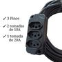 Imagem de Extensão Cabo Fio Pp 2 X 1.5 Mm Reforçada Rolo Com 20 Metros