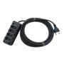Imagem de Extensão Cabo Fio Pp 2 X 1.5 Mm Reforçada Rolo Com 5 Metros