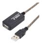 Imagem de Extensão Cabo Usb 2.0 Ativo 10m Qualidade Cabo Extensor Ampl