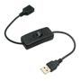 Imagem de Extensão De Cabo USB Com Interruptor Liga/desliga 2 PCS Durável Para Lâmpada USB Ventilador