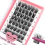 Imagem de Extensão de cílios Cluster Lashes PRO LASHBEAUTY 72 unidades D-10 mm