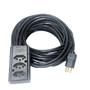Imagem de Extensão Elétrica 10a/20a Reforçada 30m PP 2x1,5mm 3 tomadas