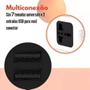 Imagem de Extensão Elétrica com 7 Entradas e 2 Portas USB - Ideal para Ambientes Modernos
