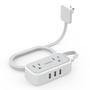 Imagem de Extensão Elétrica TESSAN com 2 Tomadas AC e 3 Portas USB - 1,5m