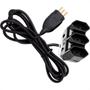 Imagem de Extensao Interneed Tripla Axial 2 Polos+Terra Preta 1,5M 10A 071778