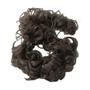 Imagem de Extensão para penteado coque descabelado de cabelo castanho