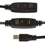 Imagem de Extensão USB 3.0 Ativo Repetidor Macho Fêmea - 15 Metros