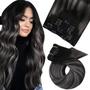 Imagem de Extensões de Cabelo Humano Remy Moresoo com Clips - 40cm e 120g