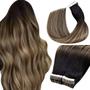 Imagem de Extensões de Cabelo LaAvoo Human Hair Ombre - 40 Unidades (100g)