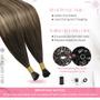 Imagem de Extensões de cabelo Moresoo I Tip de castanho escuro a loiro 35cm 40g