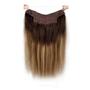 Imagem de Extensões de Cabelo Munx Ombre Halo - Cabelo Humano 14-22 Polegadas - Castanho Escuro