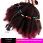 Imagem de Extensões de Cabelo Sintético Afro Kinky Curly - 12 Polegadas