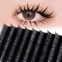 Imagem de Extensões De Cílios Postiços D Curl Soft Mink Wet Look Cosplay 8-15mm Volume Individual