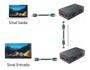 Imagem de Extensor 60 Metros P/Cabo De Rede Rj45 Cat5/6 2 Fontes Hdmi