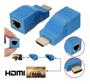 Imagem de Extensor Conversor Hdmi Via 1 Cabo Rede Rj45 4K 30M Cat5E/6