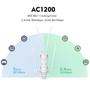 Imagem de Extensor de alcance WiFi WAVLINK AC1200 Repetidor externo IP65